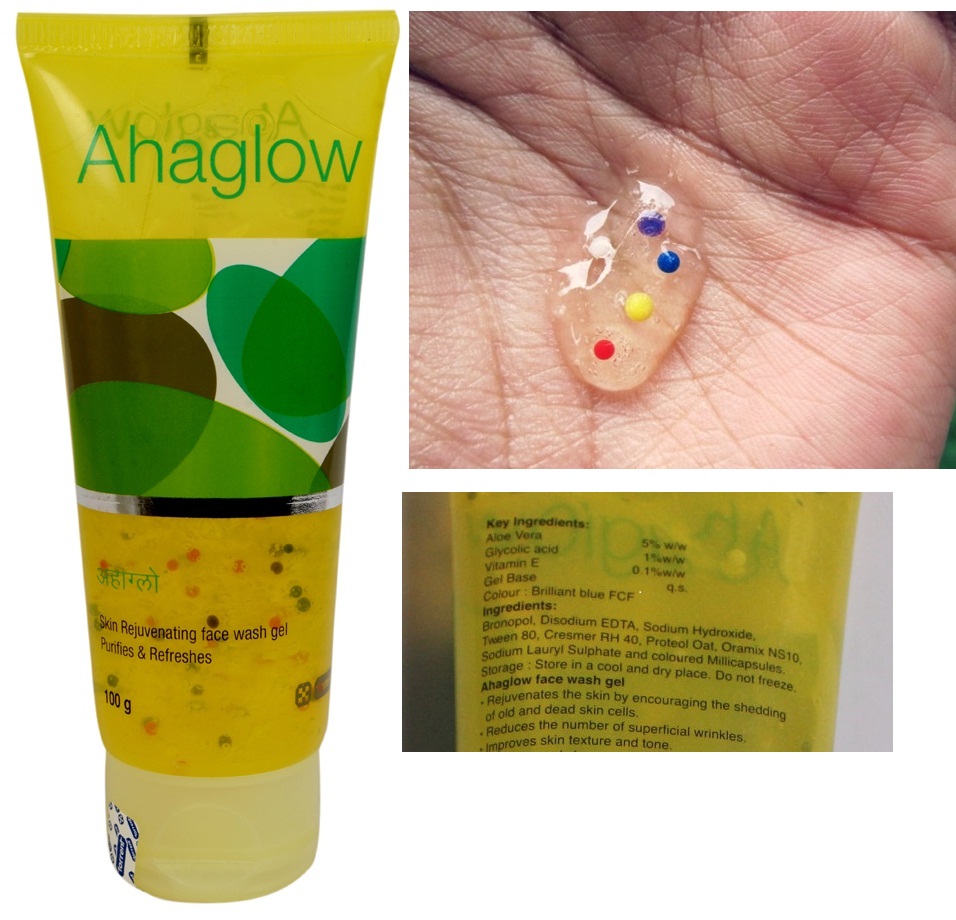 Ahaglow Face wash Review