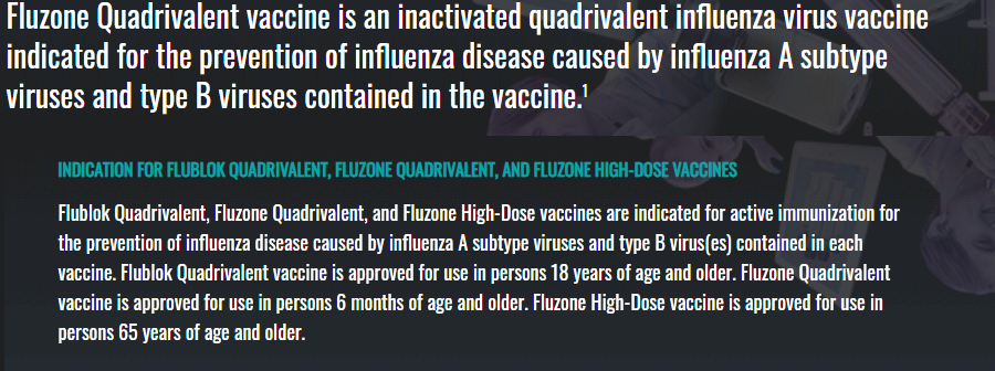 What is Fluzone Quadrivalent vaccine? What is sanofi flu vaccine? 