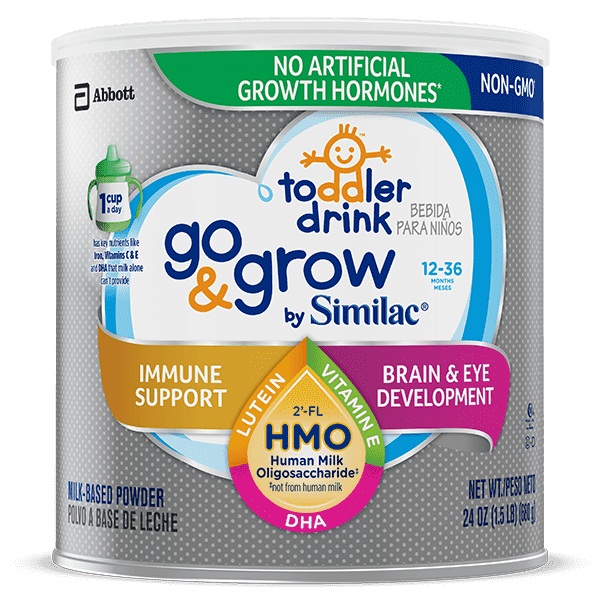 Go & Grow by Similac® NON-GMO* with 2’-FL HMO Toddler Drink