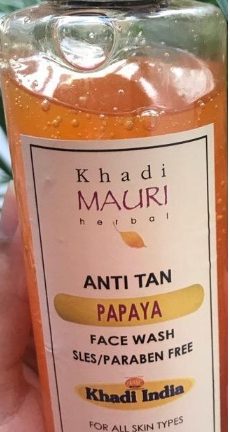 Khadi papaya face wash