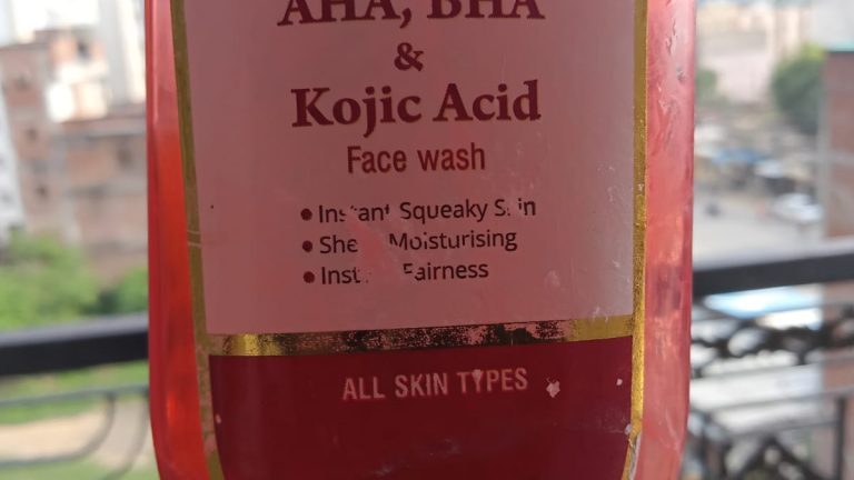 Globus AHA, BHA and Kojic Acid Face Wash review