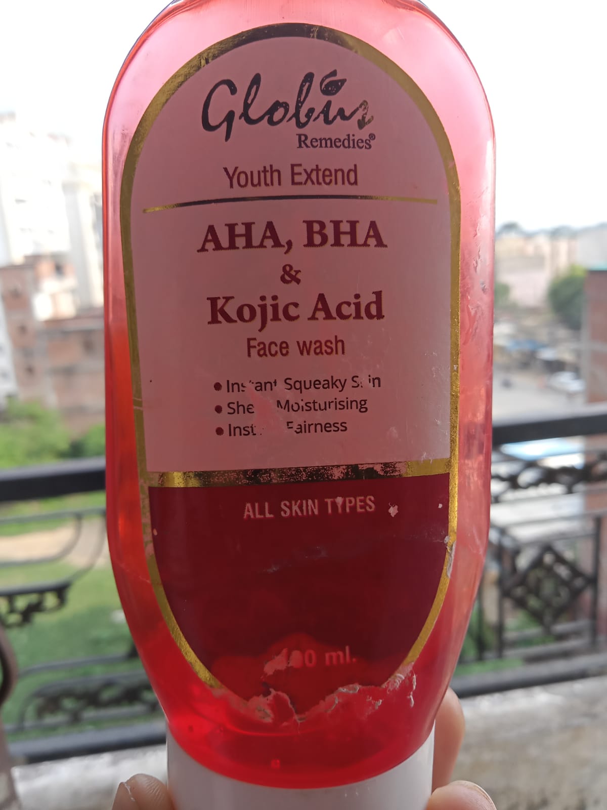 Globus AHA, BHA and Kojic Acid Face Wash review