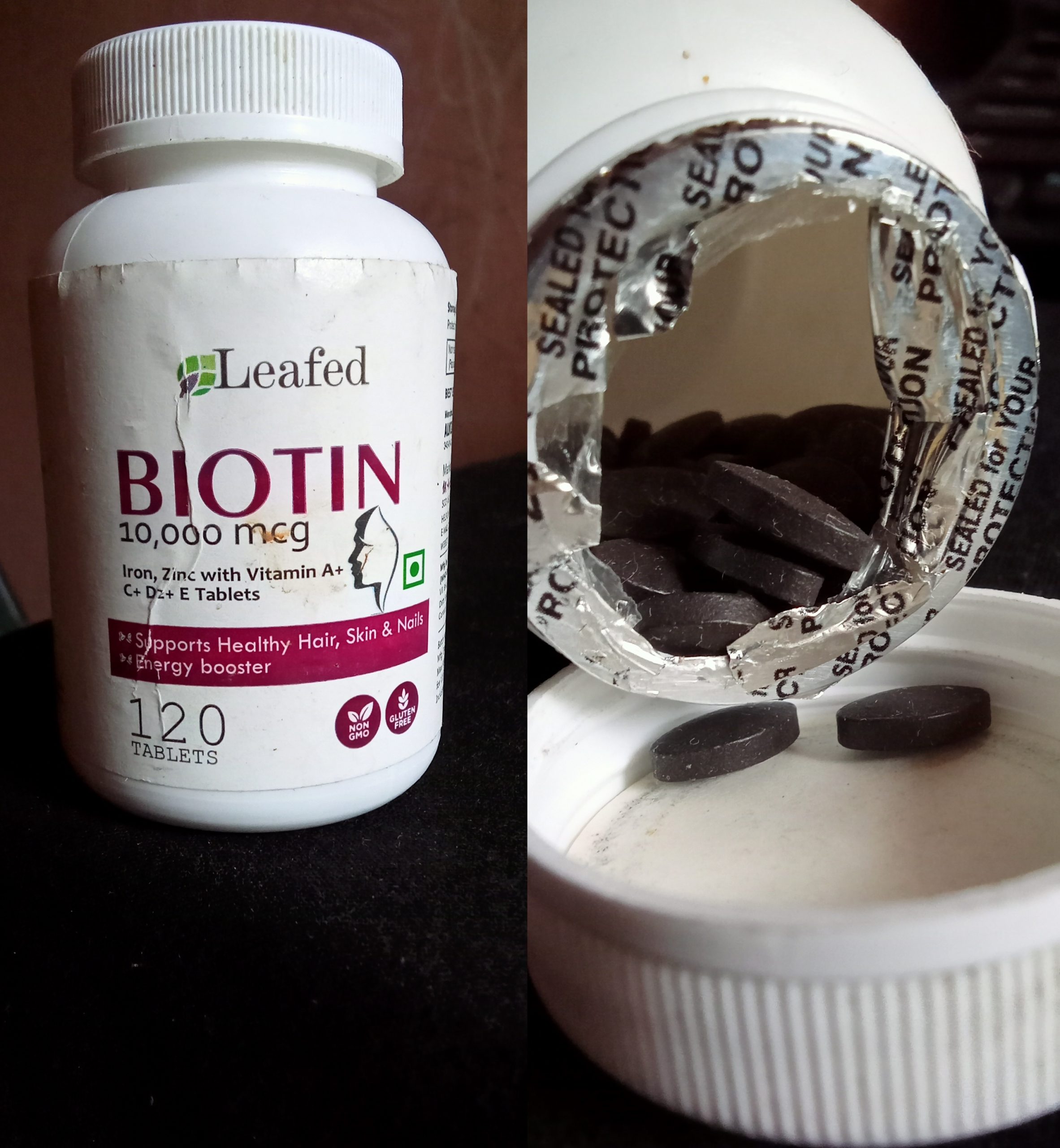 Leafed Biotin 10000mcg Review