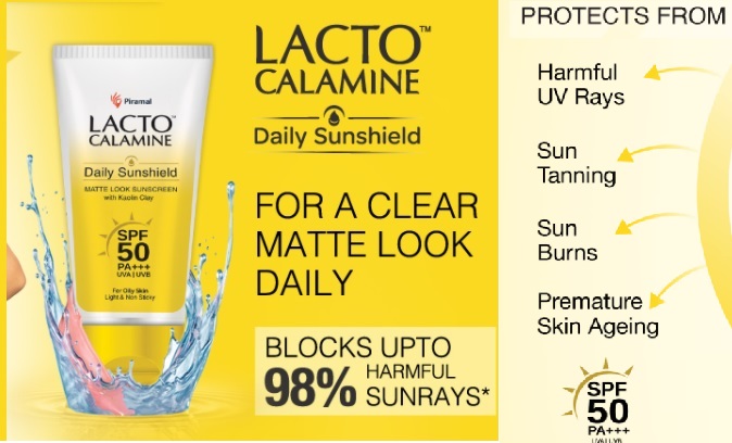 Piramal Lacto calamine sunscreen Spf 50 Review