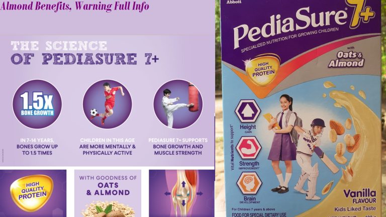 Pediasure 7+ with Oats and Almond Benefits Warning