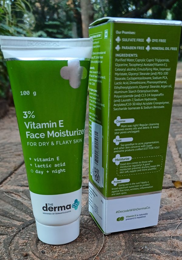 Derma Co 3% Vitamin E Face Moisturizer Review – A Comprehensive Guide