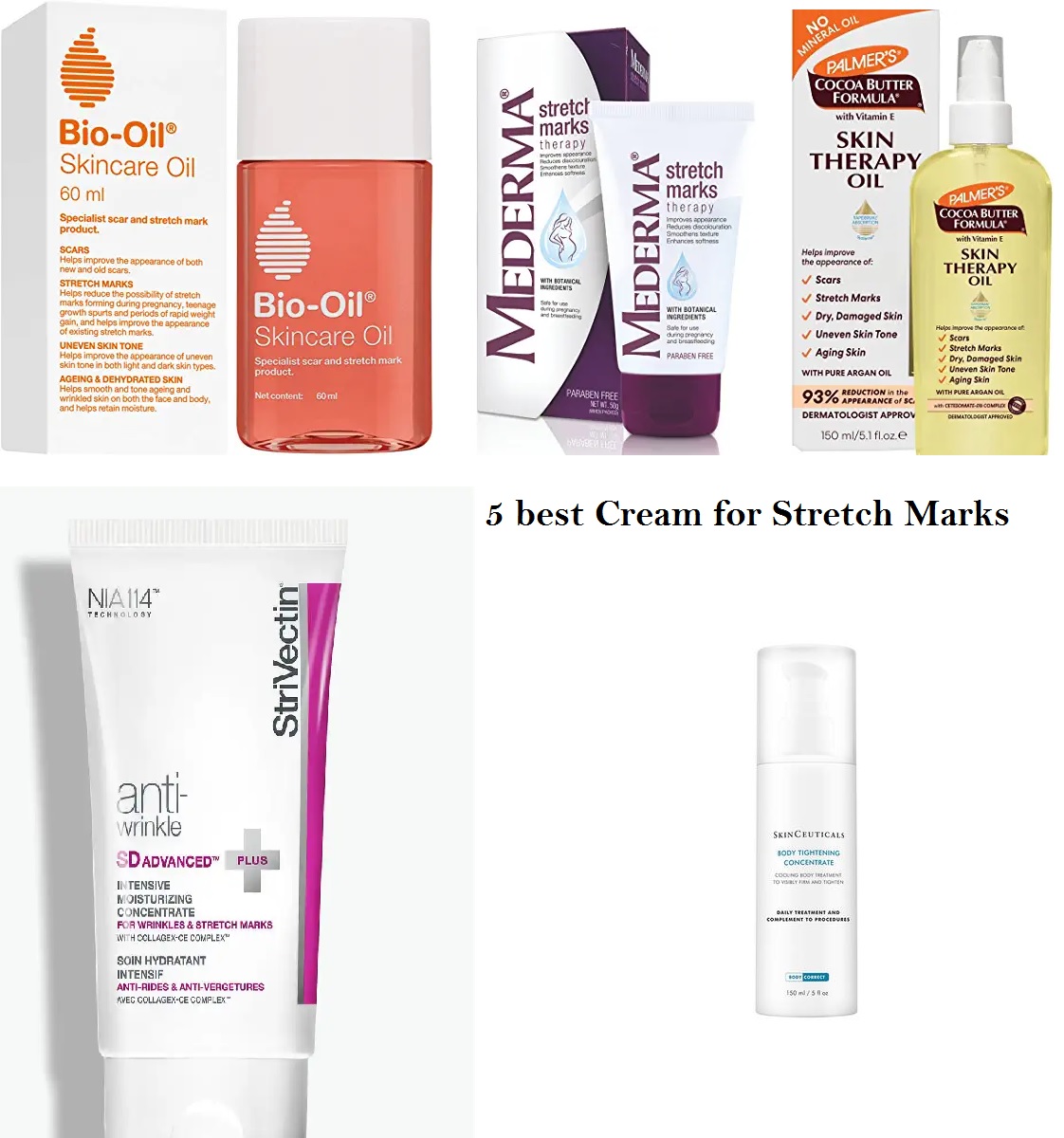 5 Best Creams for Stretch Marks