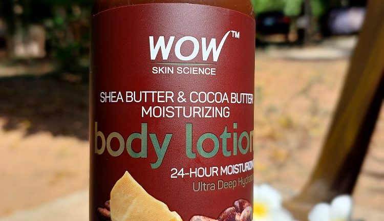Wow Skin Science Shea Butter and Cocoa Butter Moisturizing Body Lotion Review