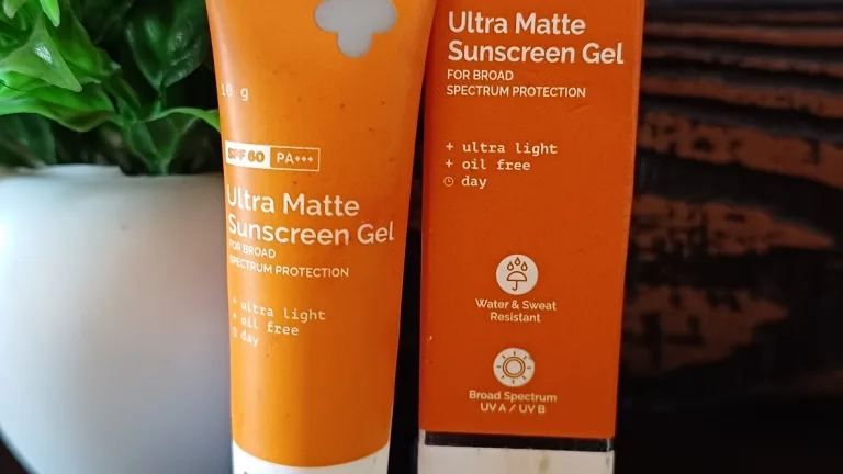 Derma Co Ultra Matte Sunscreen Gel SPF 60 Pa+++ Review