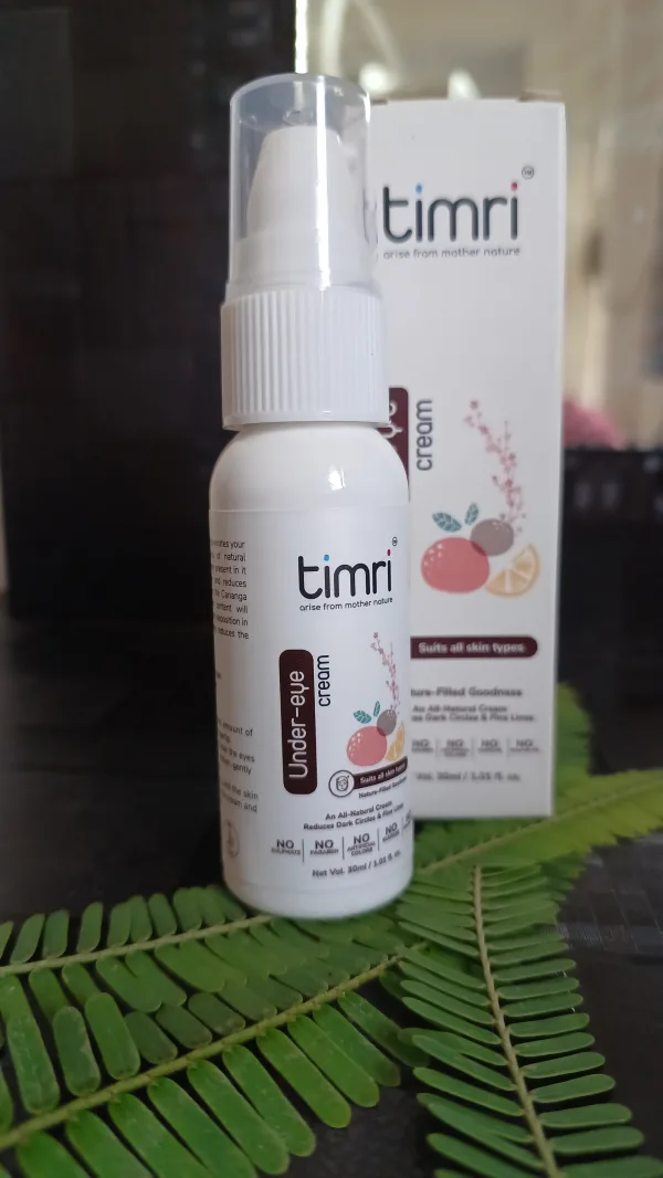 Timri Under Eye Cream Review: Revitalize Your Eyes with Nature Care