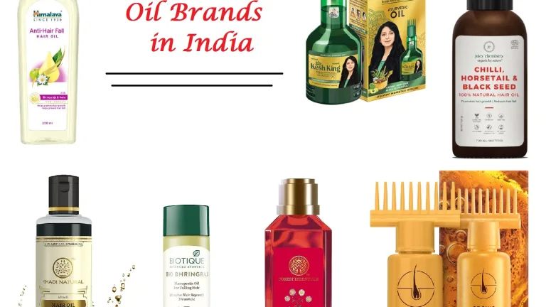 Top 7 Best Hair Oil Brands in India for Hair Growth and Thickness