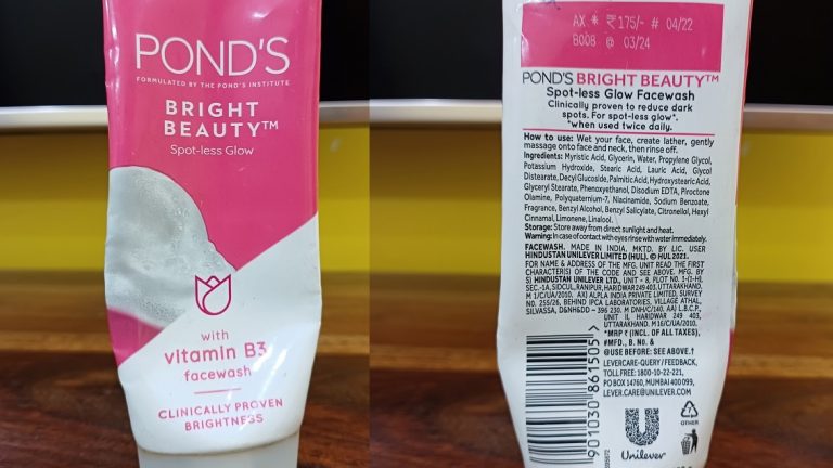 Ponds Bright Beauty Face Wash Review