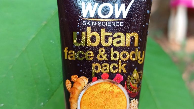 wow ubtan face & body pack review