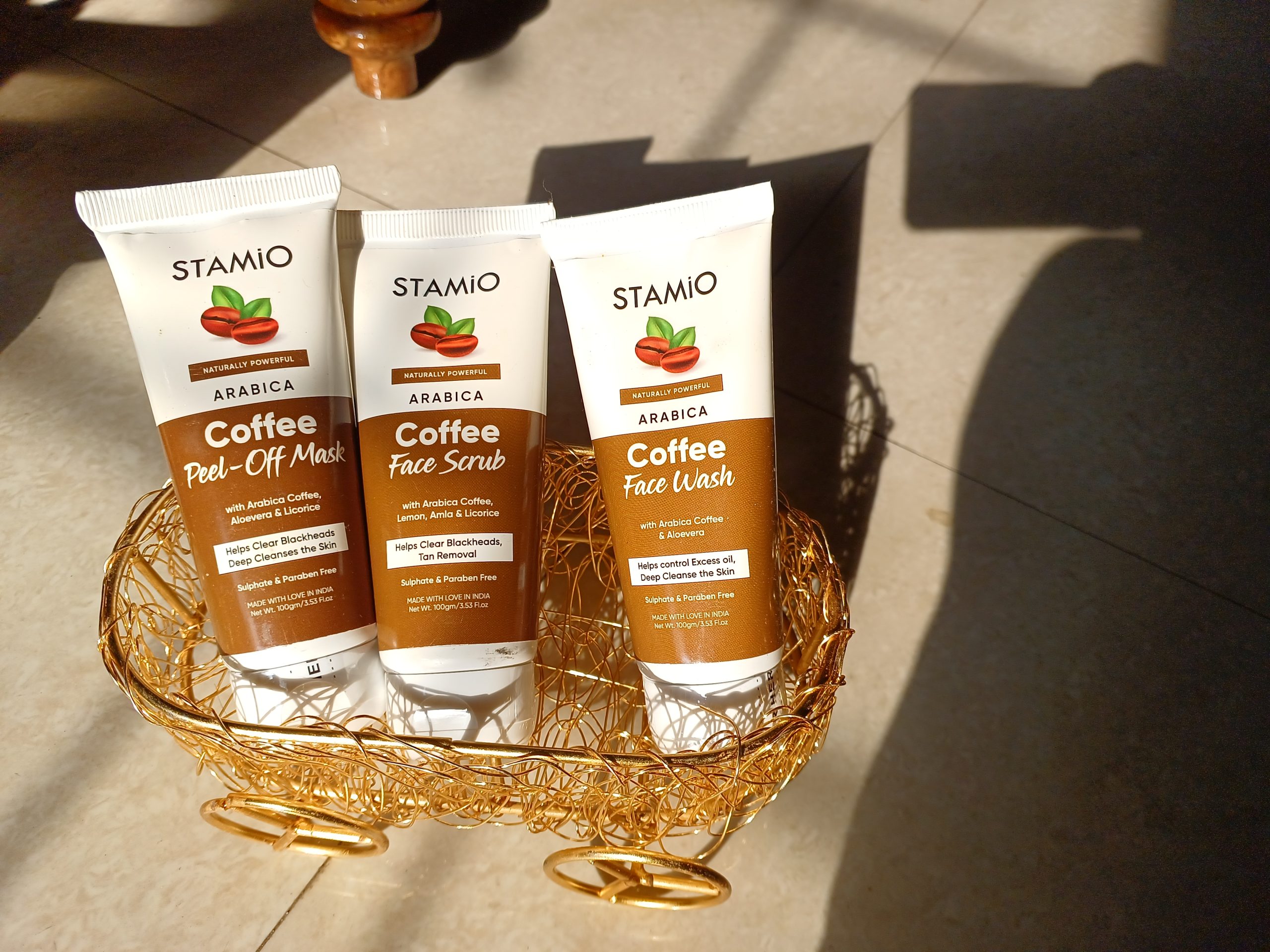 Stamio Arabica Coffee Facial Kit Review